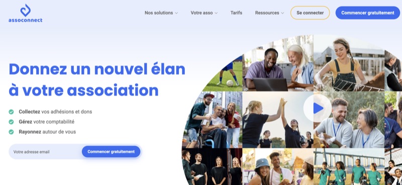 AssoConnect nonprofit management software for French associations