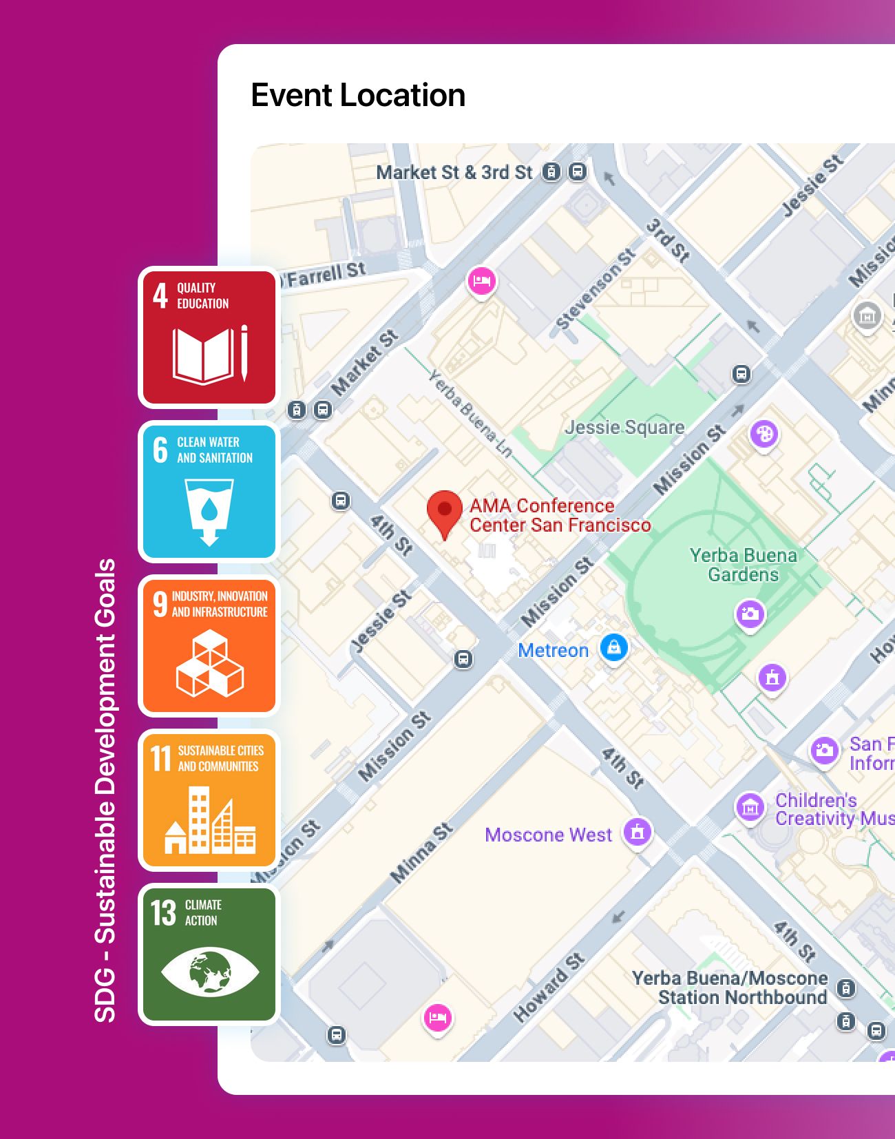 Location-based & online events