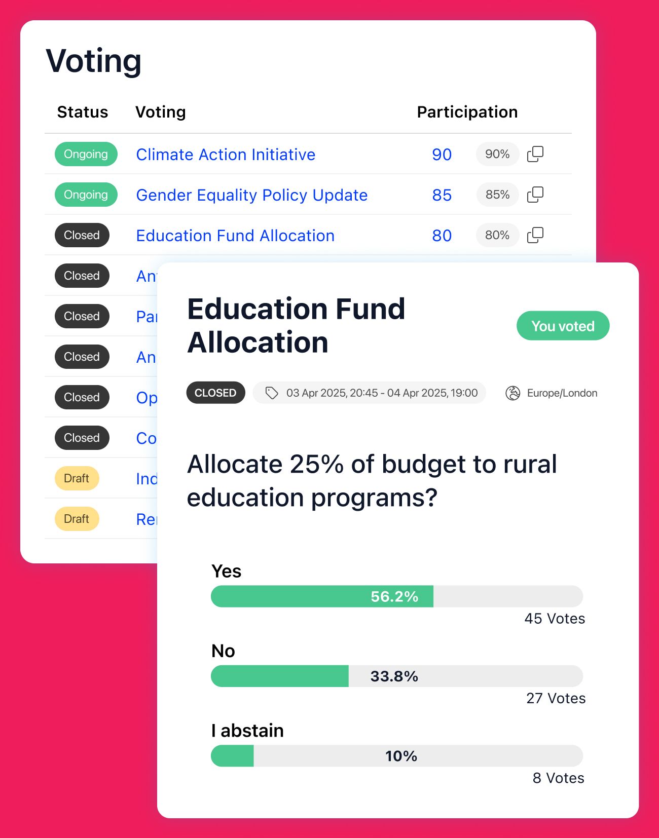 Secure eVoting System