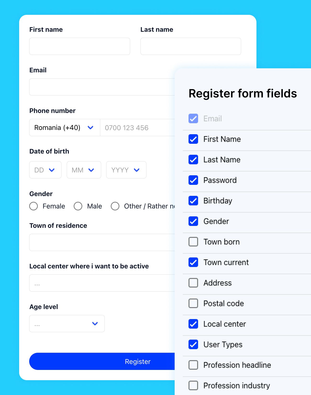 Online Registration & Volunteer Onboarding