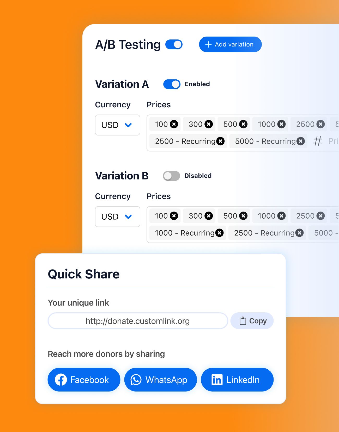 Marketing & optimization