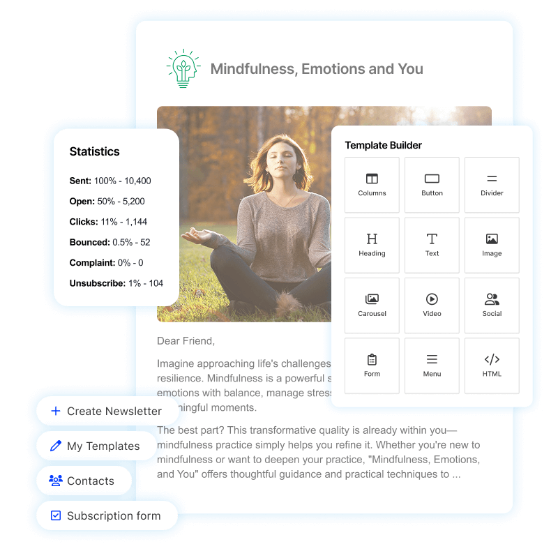 Newsletter builder